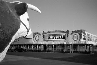 Route 66 landmark - Big Texan - Amarillo, TX
